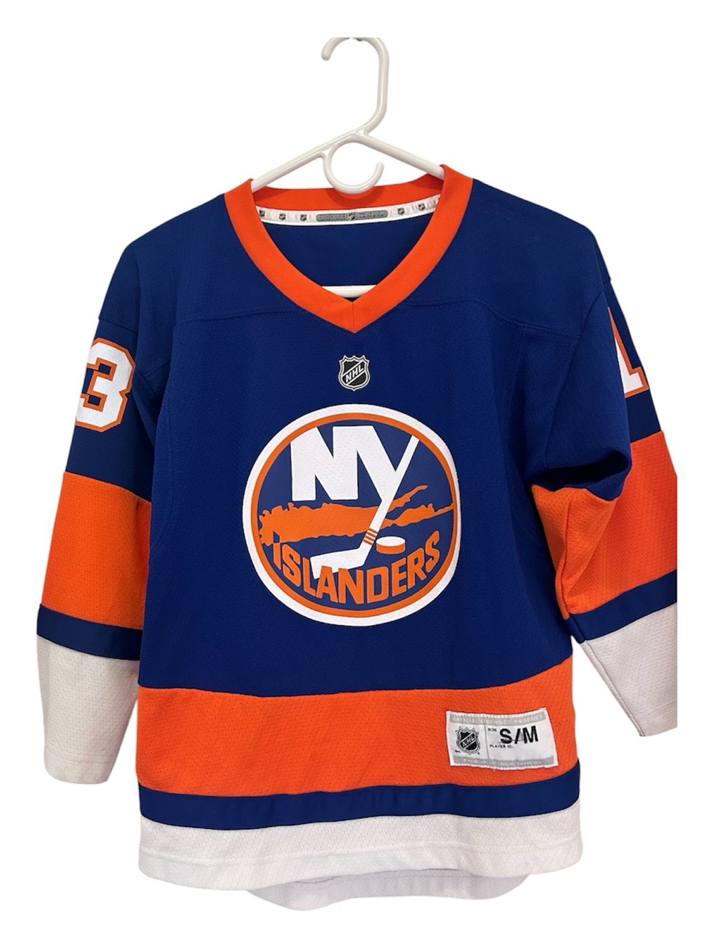 NHL New York Islanders Kids Blue & Orange Hockey Jersey